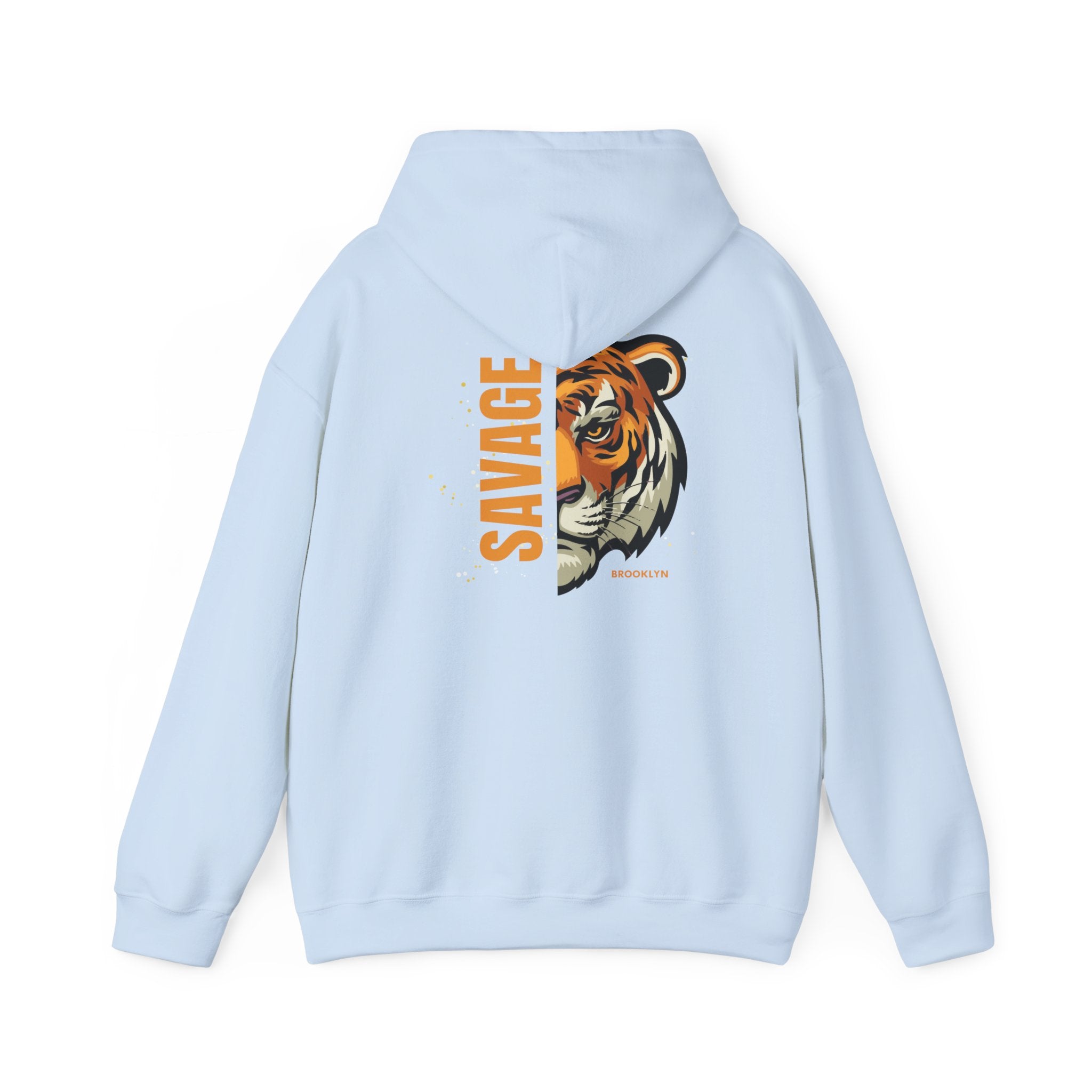 Savage Tiger Unisex Hoodie, Vintage Sweatshirt, Animal Lovers Apparel, Gift for Him/Her, Casual Streetwear, Cozy Layering