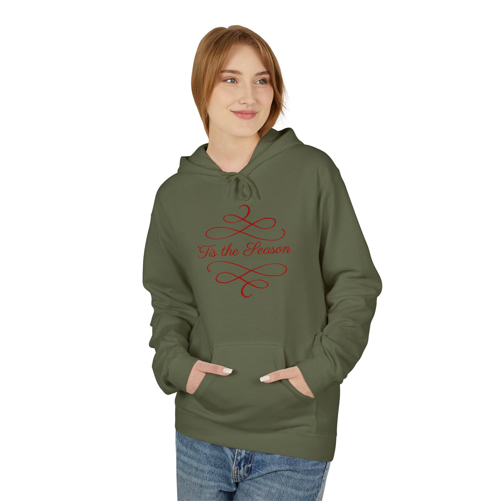 Reindeer Cheer Hoodie — "Tis the Season" Holiday Pullover