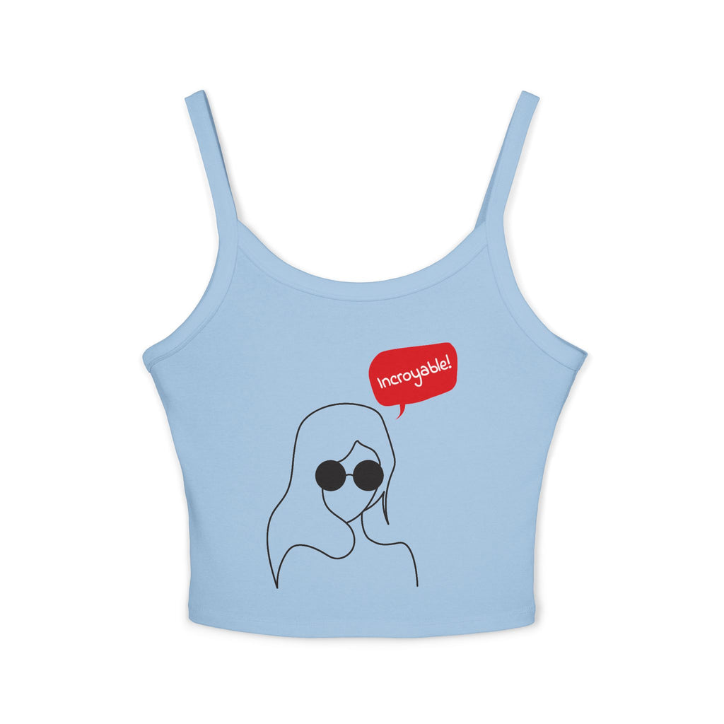 Chic Women's Spaghetti Strap Tank Top - Trendy Summer Apparel, Perfect Gift, Casual Wear, Festival Outfit, Vacation Style