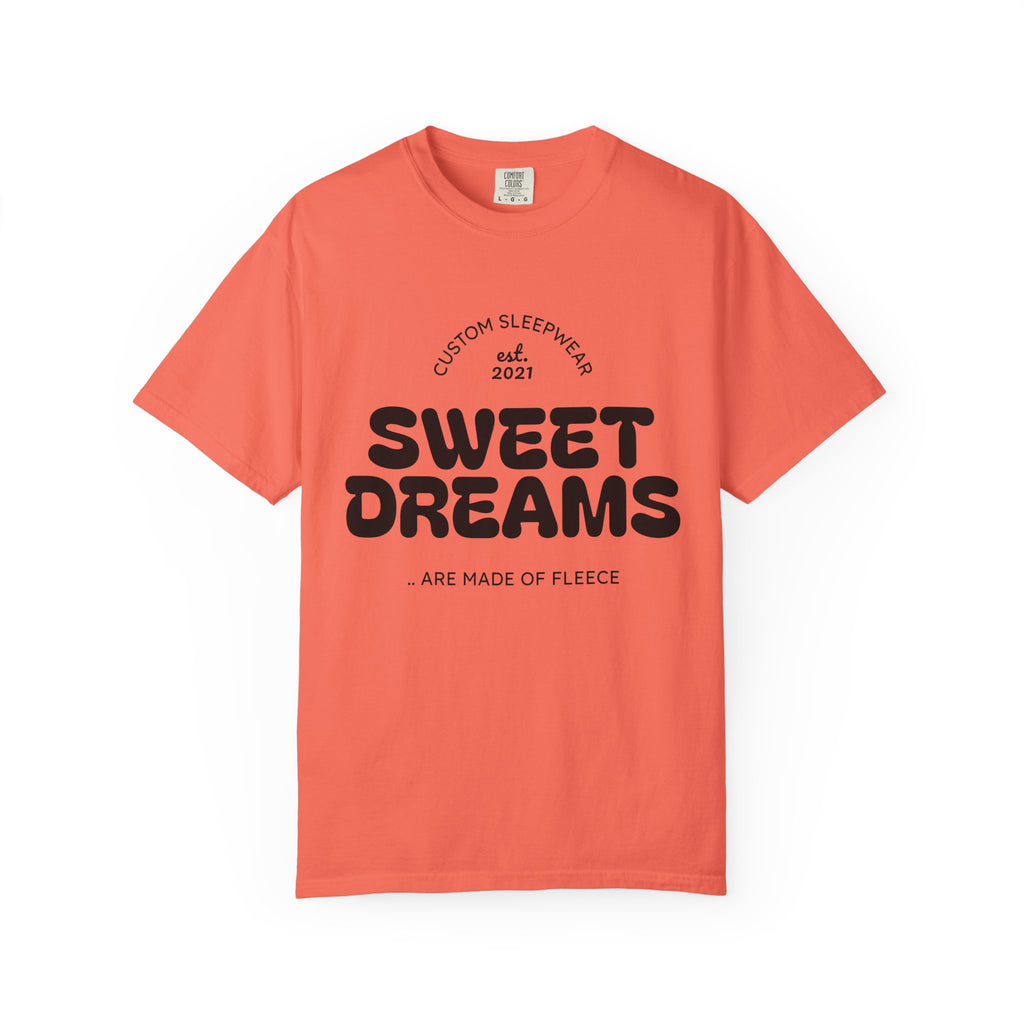Custom Sweet Dreams T-Shirt, Unisex Sleepwear, Relaxed Fit Tee, Cozy Gift for Sleep Lovers, Lounge Wear, Dreamy Apparel