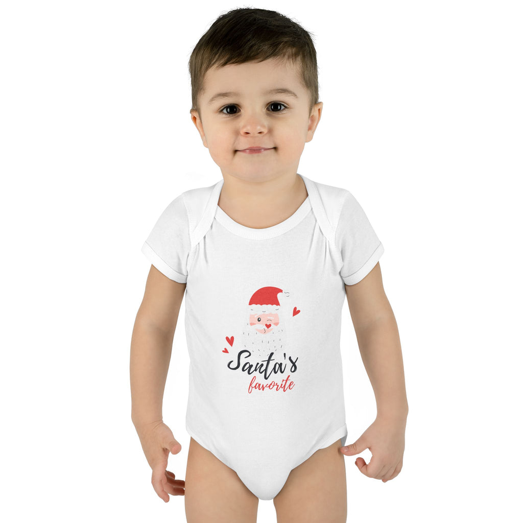Infant Onesie - "Santa's Favorite" Cute Baby Christmas Bodysuit