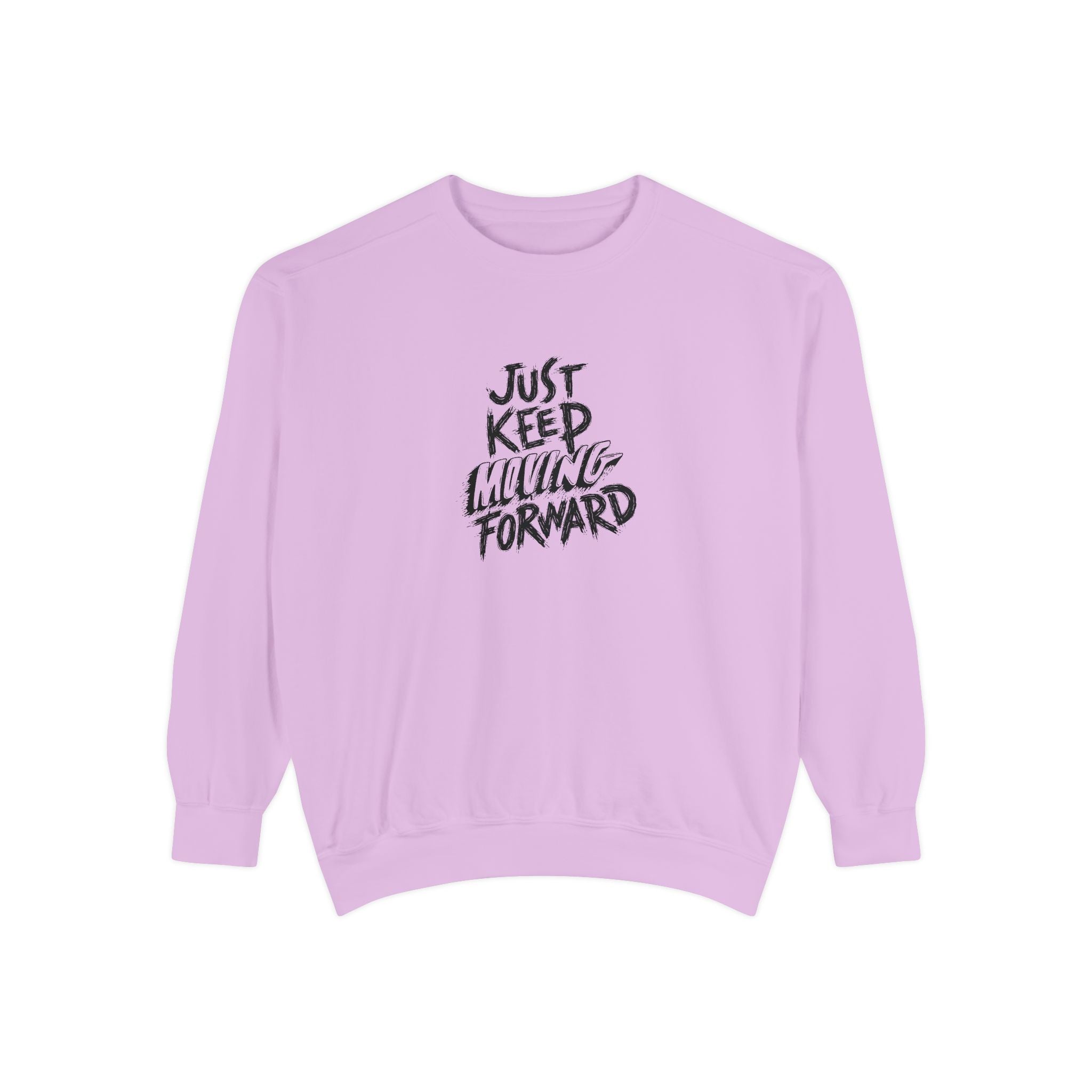 Motivational Sweatshirt - Just Keep Moving Forward, Unisex Garment-Dyed Crewneck, Cozy Gift, Inspirational Apparel, Perfect for Every [...]