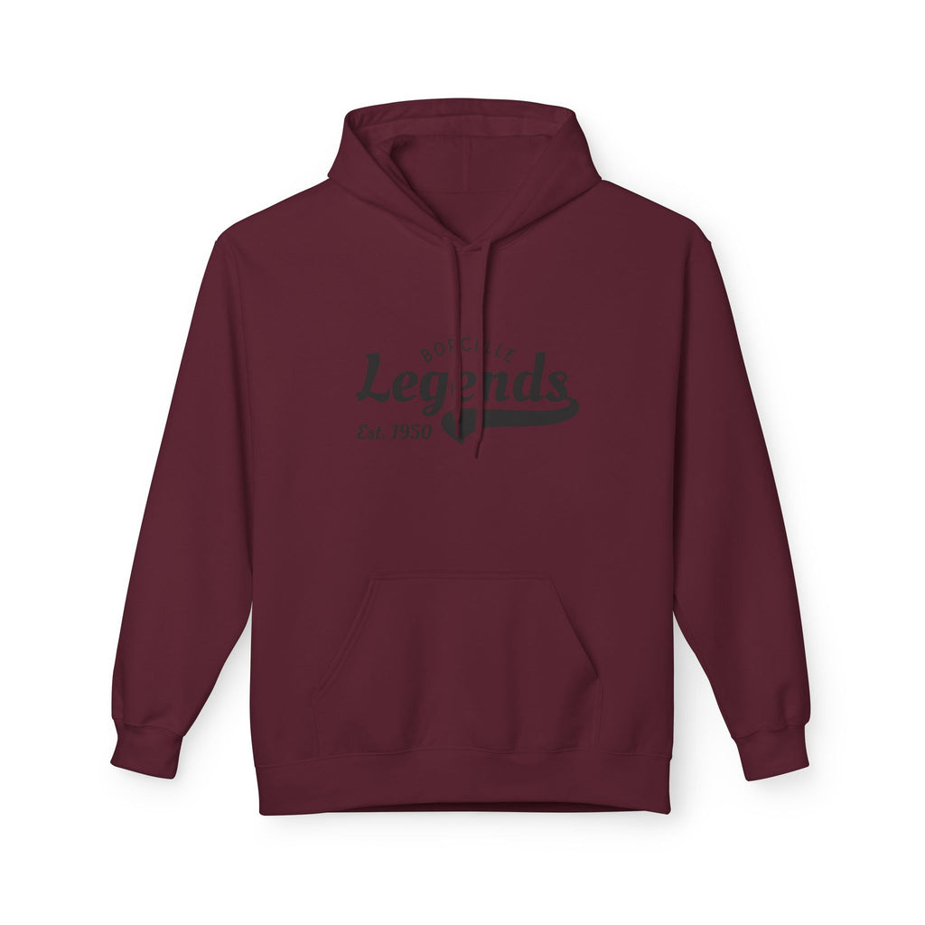 Retro Legends Fleece Hoodie, Cozy Unisex Sweatshirt, Perfect Gift for Sports Lovers, Casual Wear, Est. 1950
