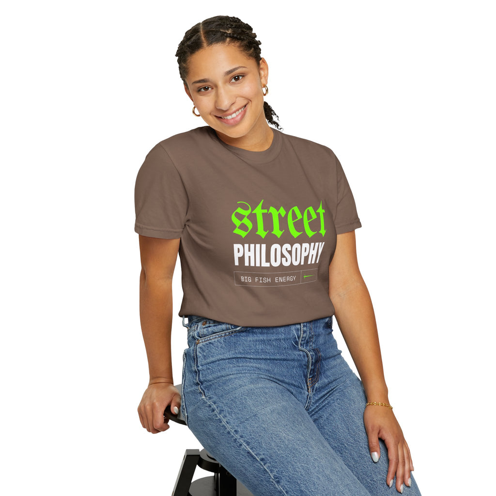 Street Philosophy Unisex Garment-Dyed T-shirt - Trendy Graphic Tee for Fashion Lovers, Streetwear, Casualwear, Gift for Friends, [...]