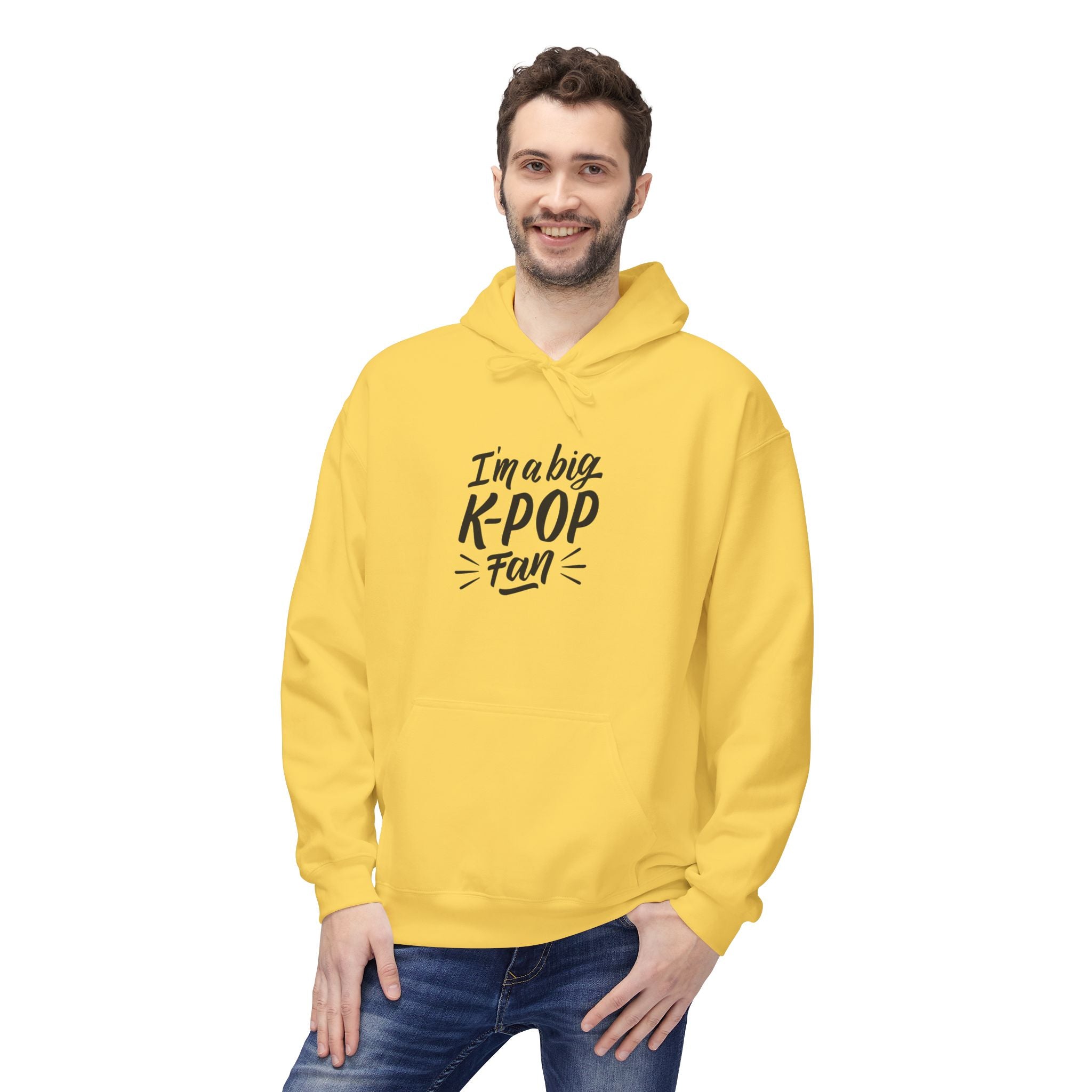 K-Pop Fleece Hoodie, Unisex Streetwear, Cozy Gift for Music Lovers, Festival Apparel, Music Concert Hoodie