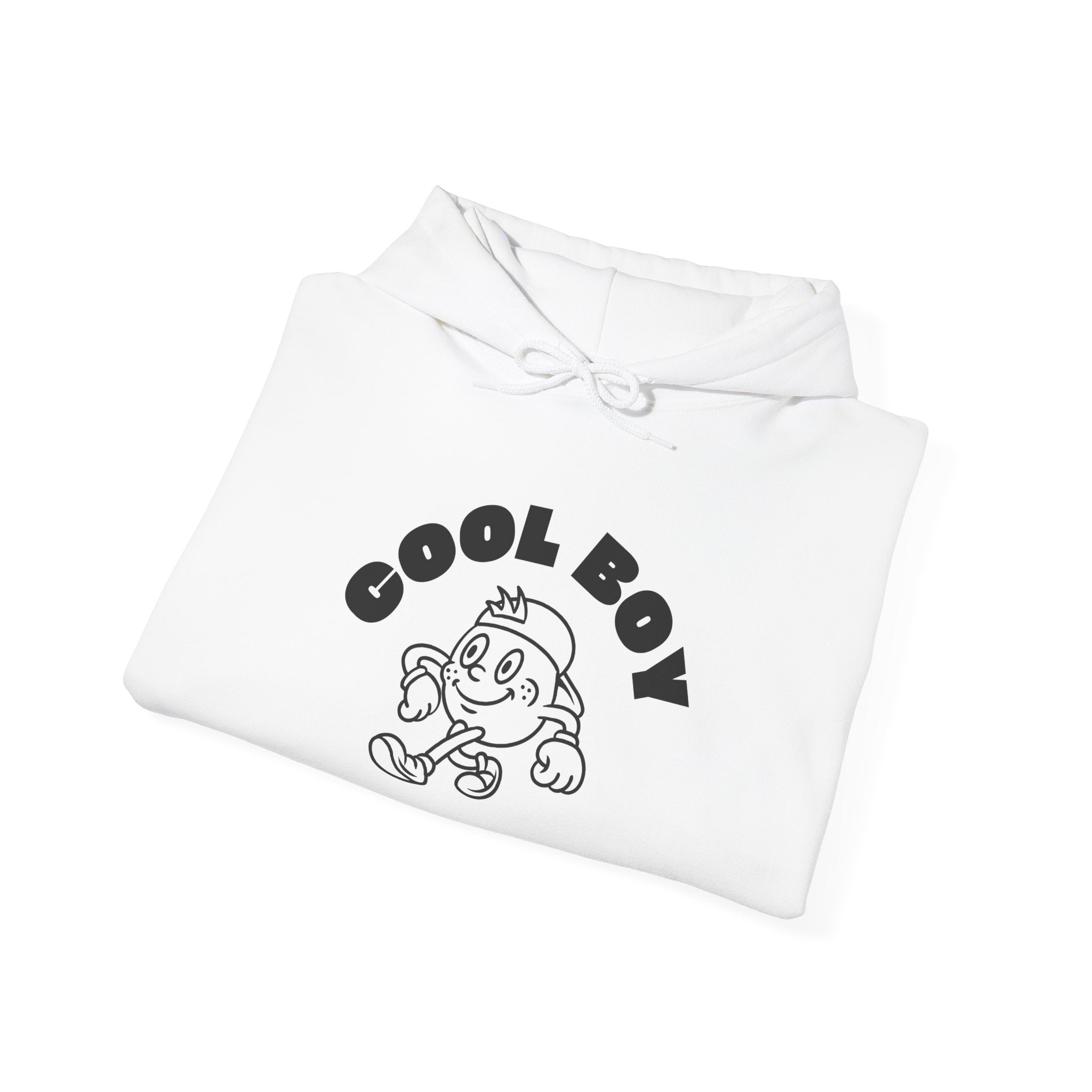 Cool Boy Unisex Hooded Sweatshirt, Casualwear for Teens, Gift for Him, Cozy Layering, Streetwear Style, Everyday Comfort