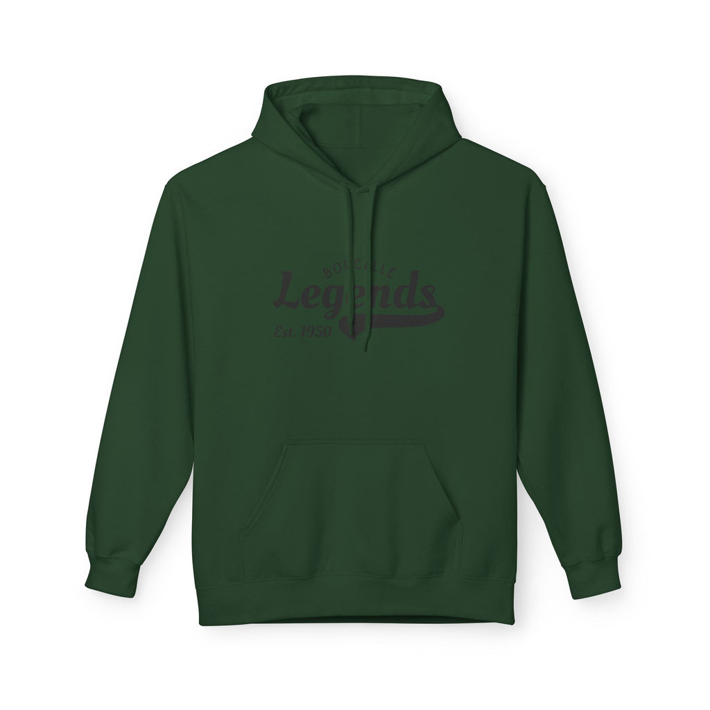 Retro Legends Fleece Hoodie, Cozy Unisex Sweatshirt, Perfect Gift for Sports Lovers, Casual Wear, Est. 1950