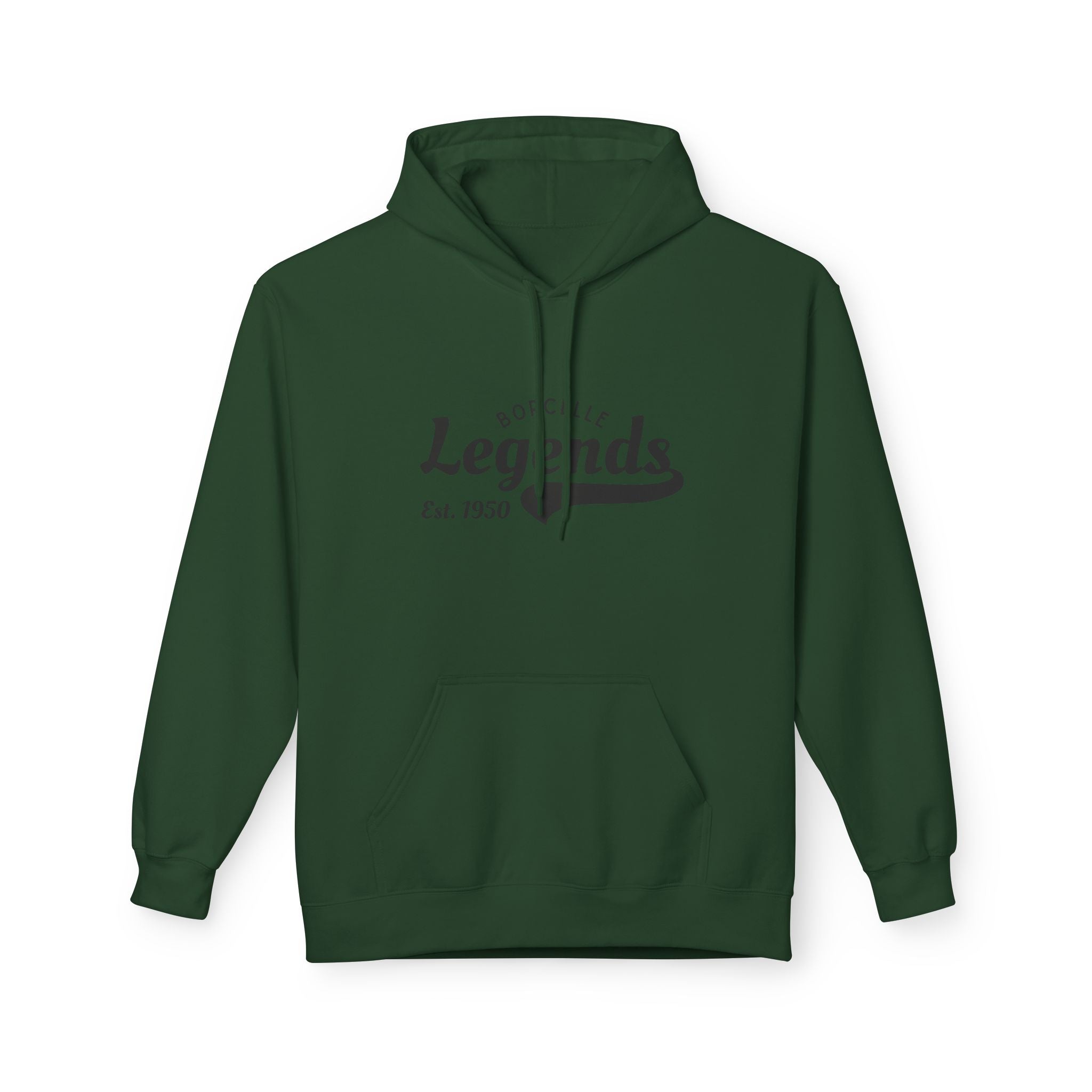 Retro Legends Fleece Hoodie, Cozy Unisex Sweatshirt, Perfect Gift for Sports Lovers, Casual Wear, Est. 1950