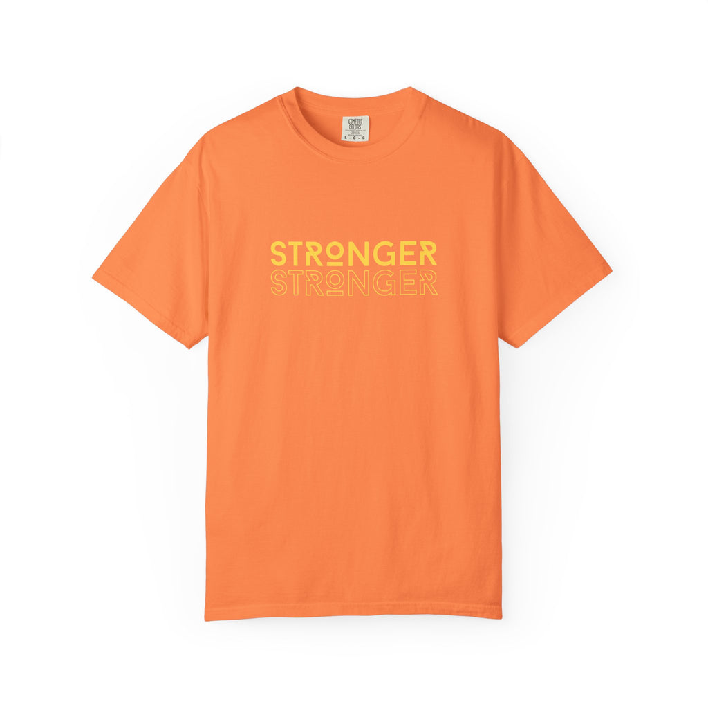 Stronger Unisex Garment-Dyed T-Shirt | Casual Tee, Motivational Shirt, Gift for Fitness Lovers, Summer Style, Everyday Wear